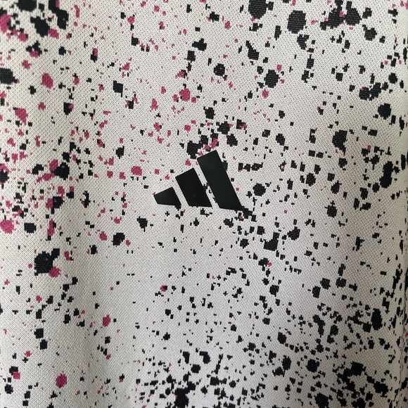 Mens Adidas Jacquard Golf Polo Shirt XL Like NEW - Picture 6 of 9